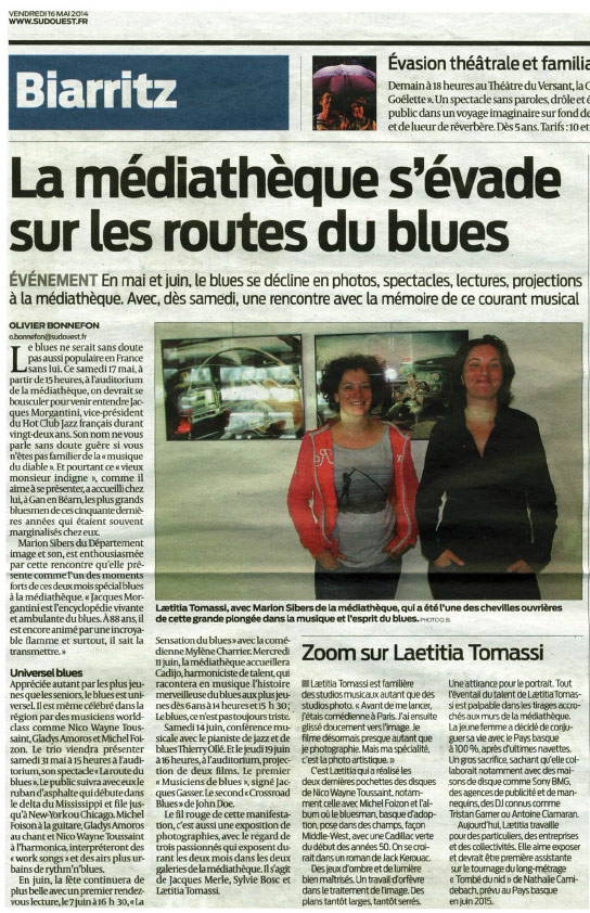 La médiathèque de Biarritz propose une rencontre avec Jacques Morgantini, mémoire de la musique blues.